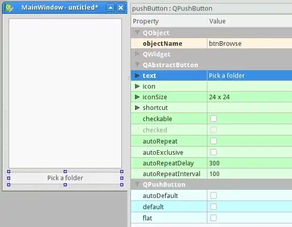 Button Property Editor