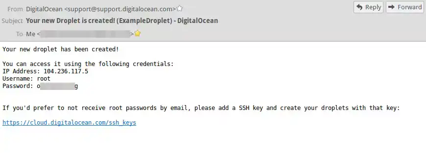 DigitalOcean Email