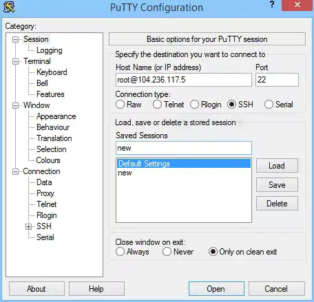 Putty Windows
